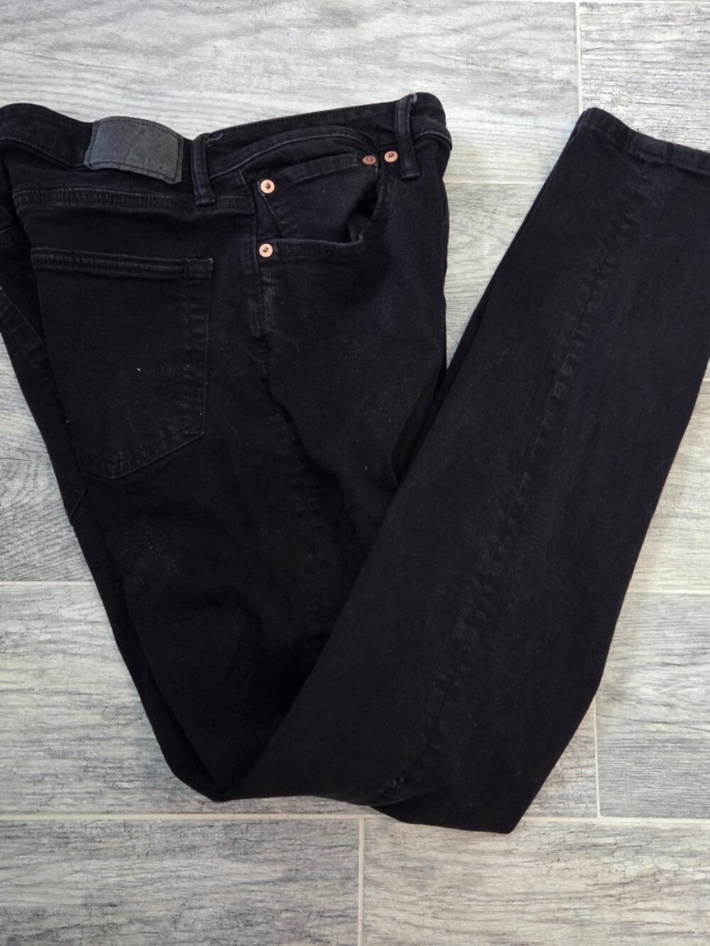 American Eagle Black Jeans Men's 30x34 Airflex+ Straight Leg Denim Pants